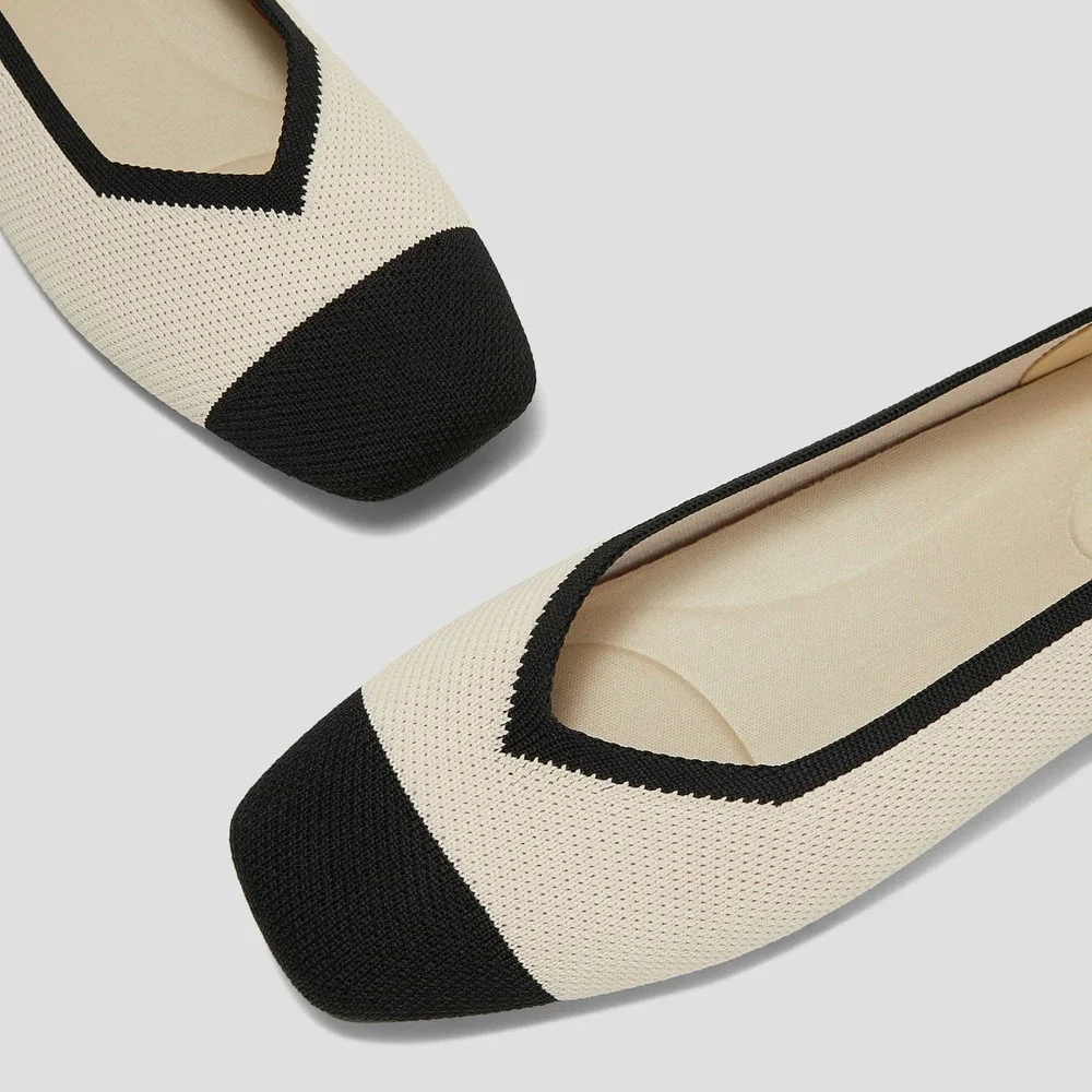 VIVAIA Margo 2.0 Square Toe Flats Comfort Arch Support Sustainable EU 39 US 8 - Picture 5 of 16